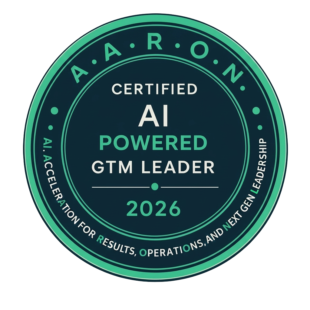 Certified AI-Powered GTM Leader seal